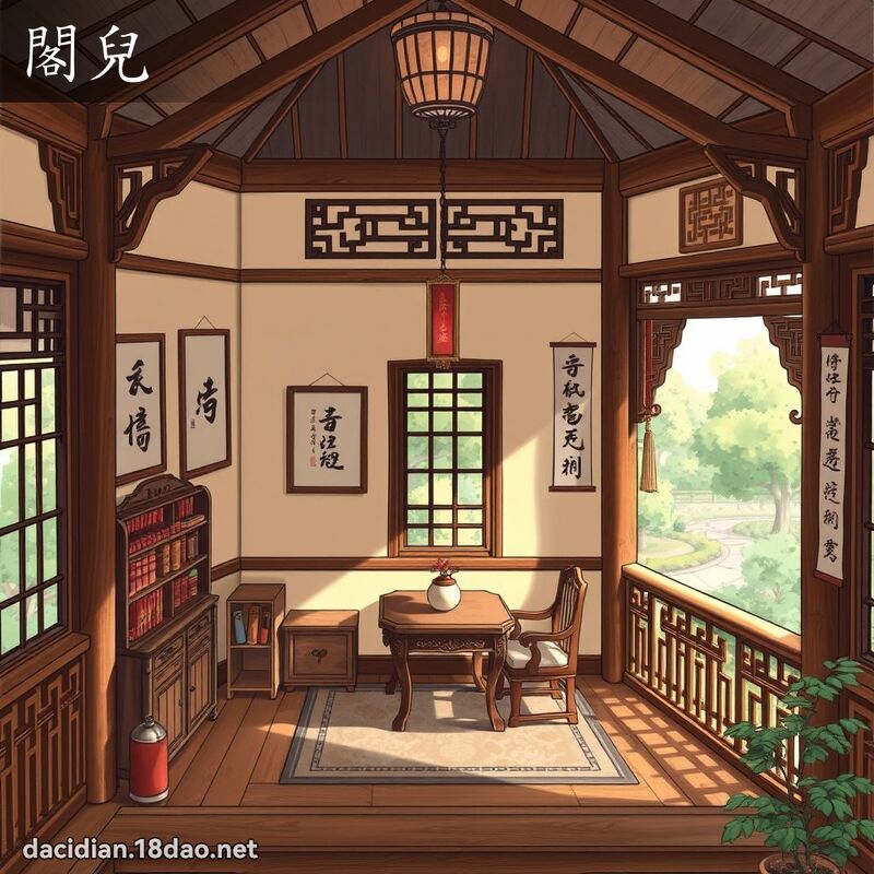 閣兒 - 國語大辭典配圖