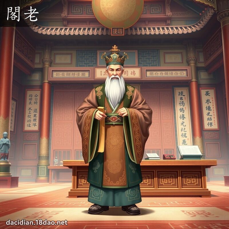 閣老 - 國語大辭典配圖