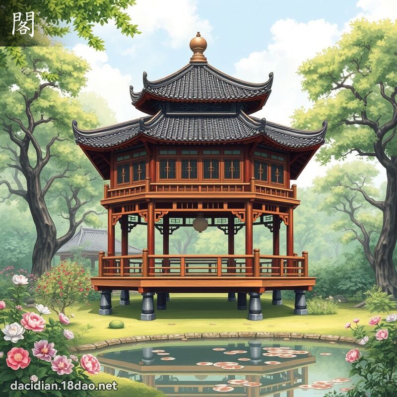閣 - 國語大辭典配圖