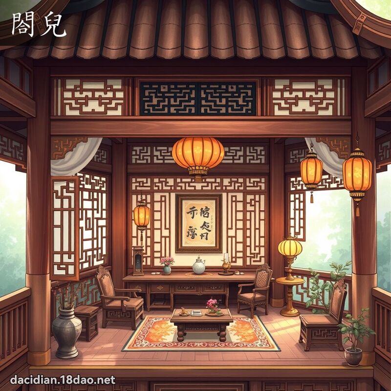 閤儿 - 国语大辞典配图