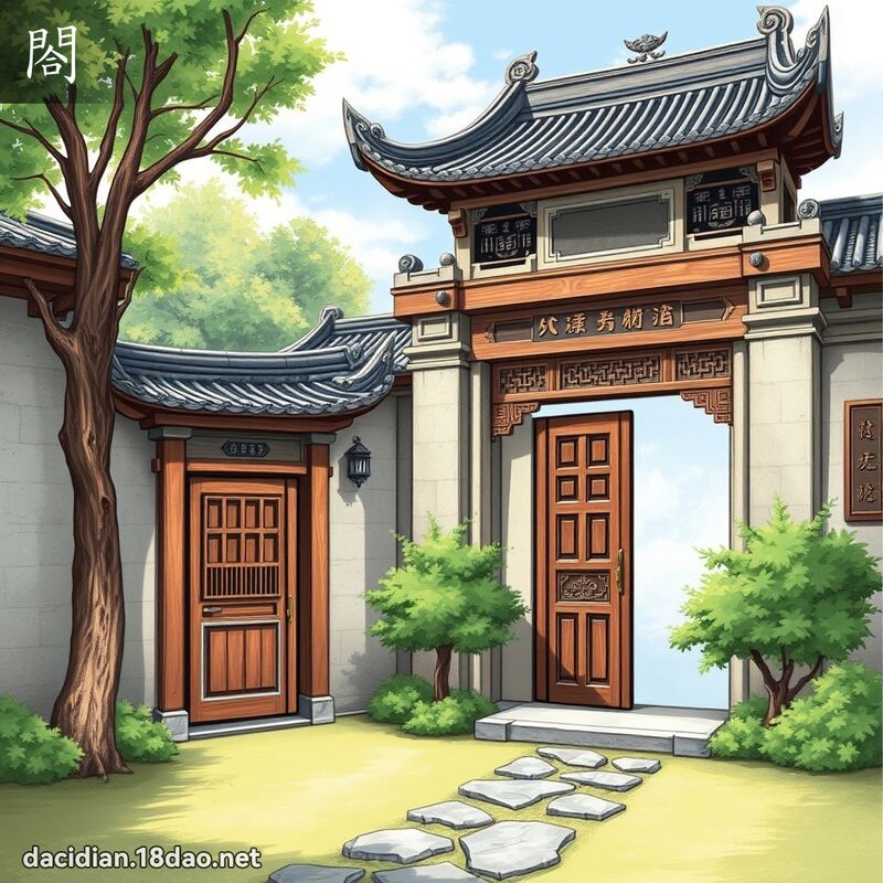 汉字: 閤 (多音字)