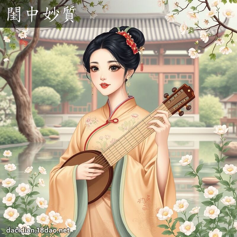 閨中妙質 - 國語大辭典配圖