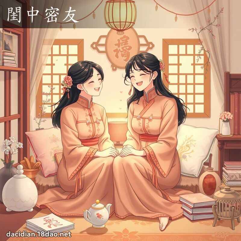 闺中密友 - 国语大辞典配图