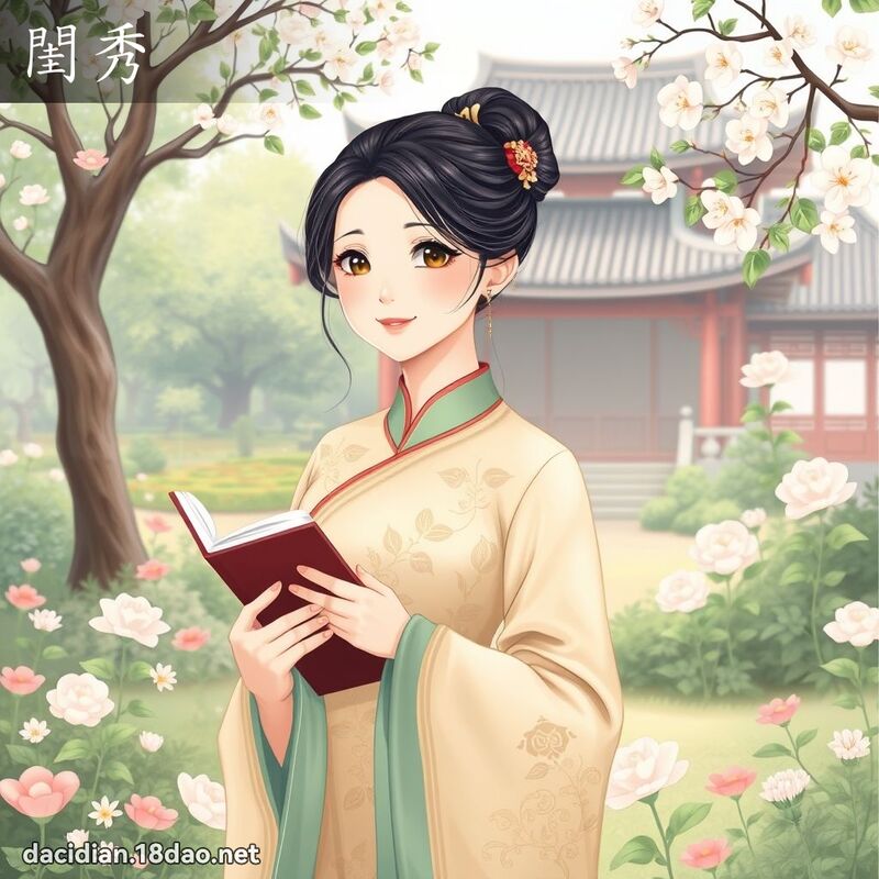 閨秀 - 國語大辭典配圖