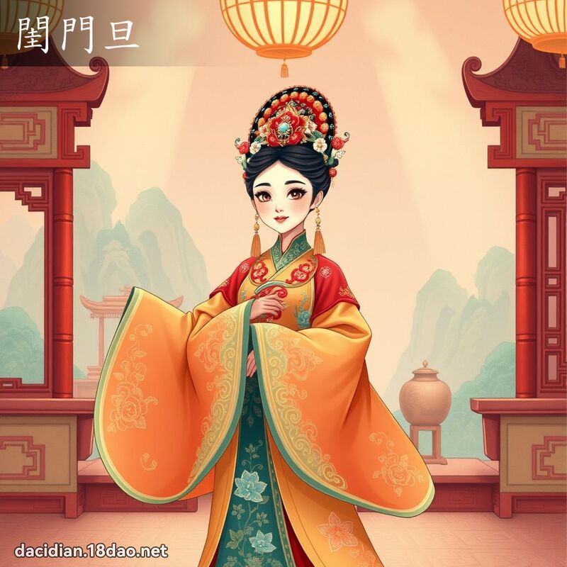 闺门旦 - 国语大辞典配图