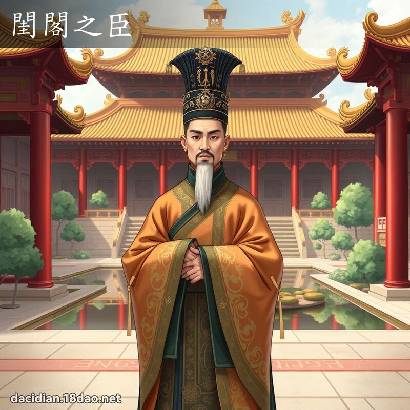 闺阁之臣 - 国语大辞典配图