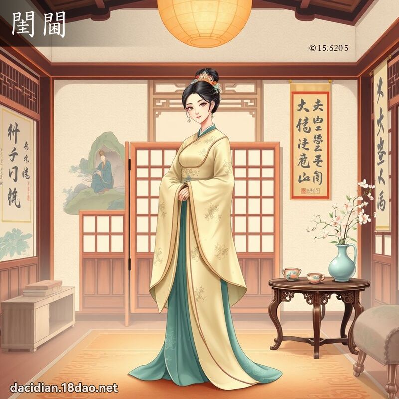 闺閫 - 国语大辞典配图