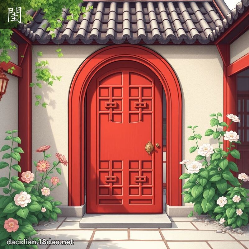 閨 - 國語大辭典配圖
