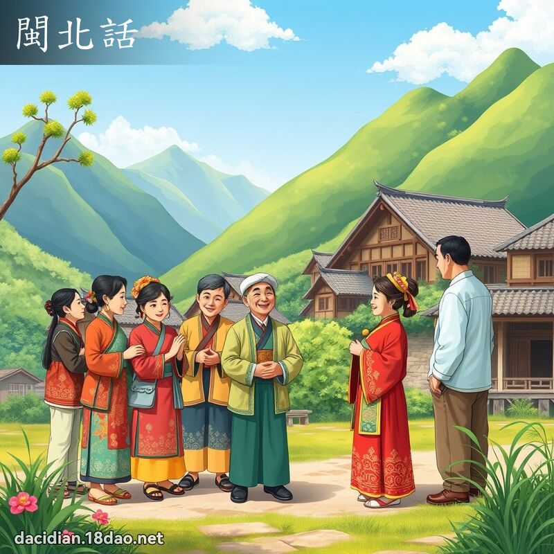閩北話 - 國語大辭典配圖