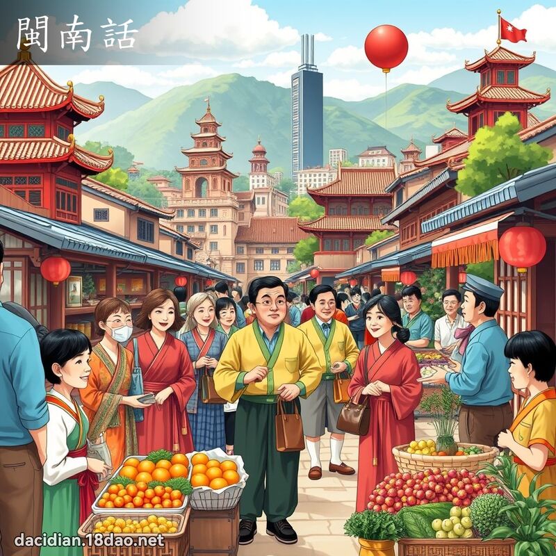 閩南話 - 國語大辭典配圖
