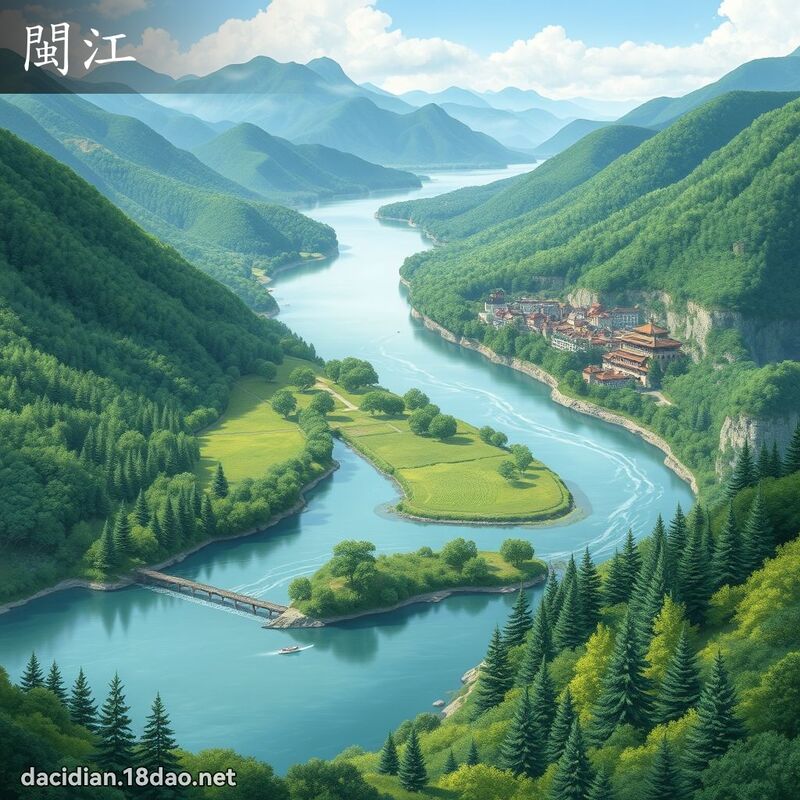 闽江 - 国语大辞典配图