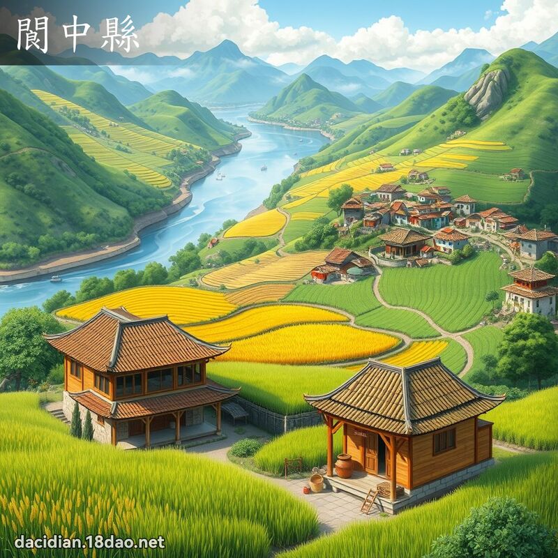 閬中县 - 国语大辞典配图