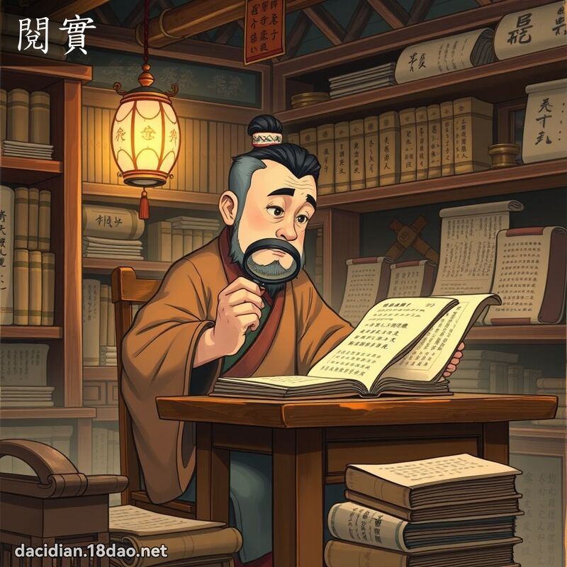 閱實 - 國語大辭典配圖