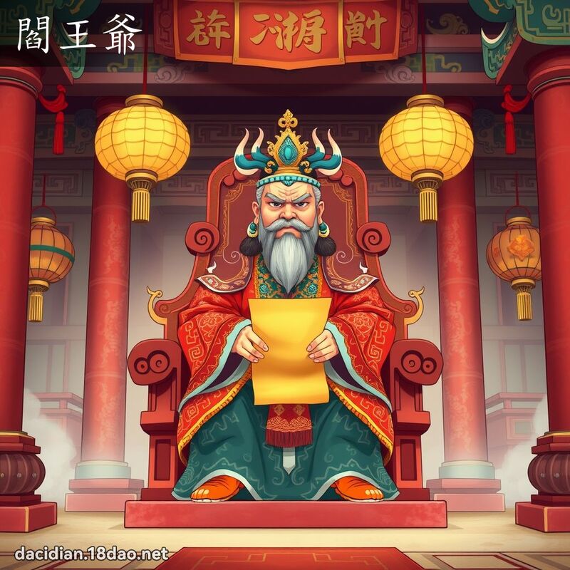阎王爷 - 国语大辞典配图
