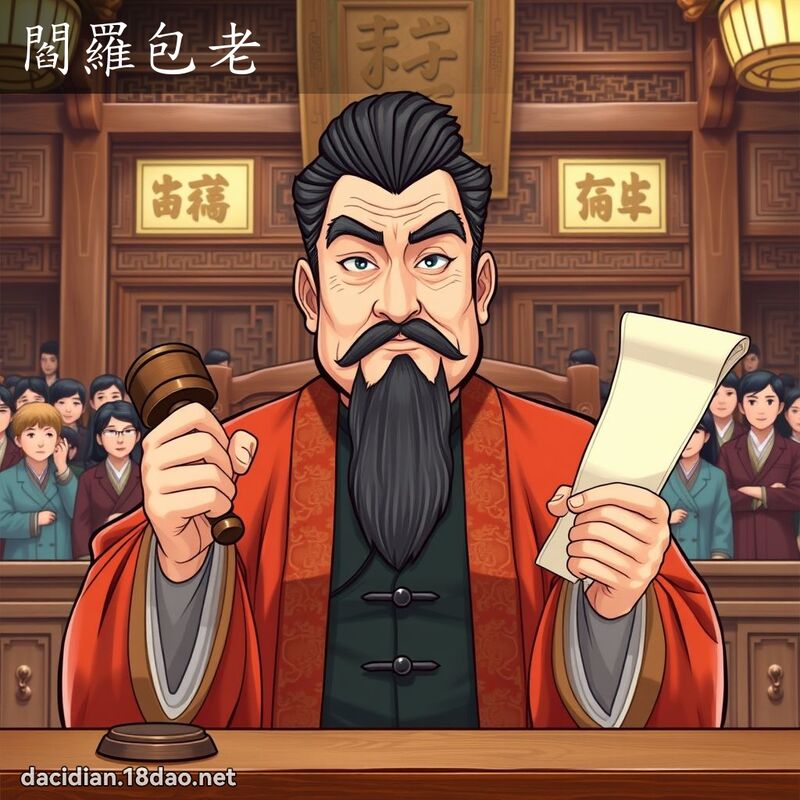 阎罗包老 - 国语大辞典配图