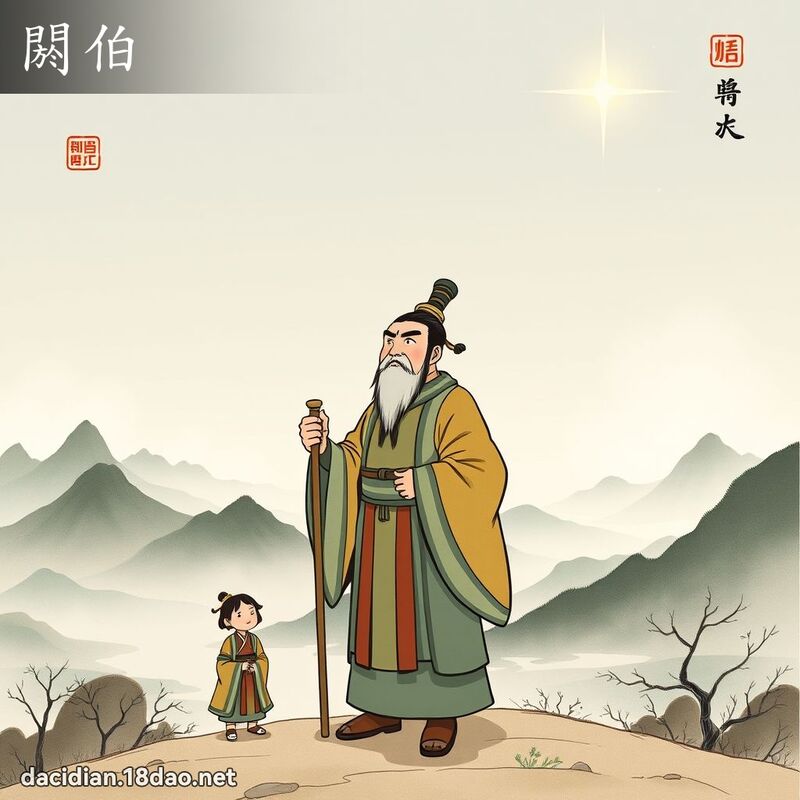 閼伯 - 國語大辭典配圖