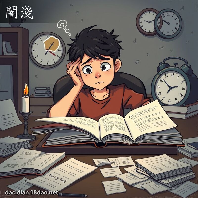 闇浅 - 国语大辞典配图