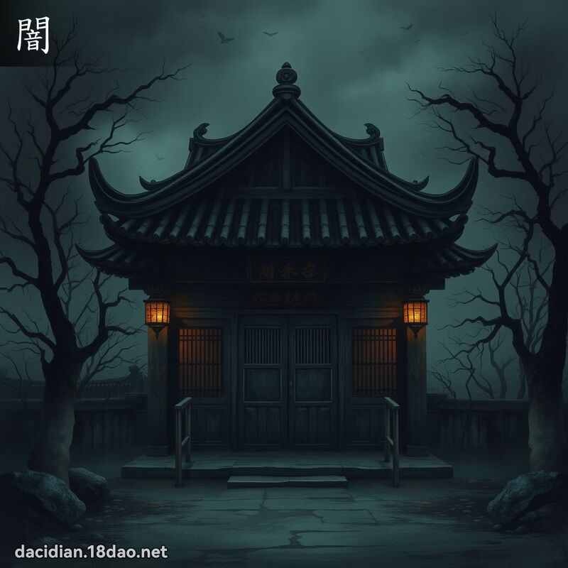 汉字: 闇 (多音字)