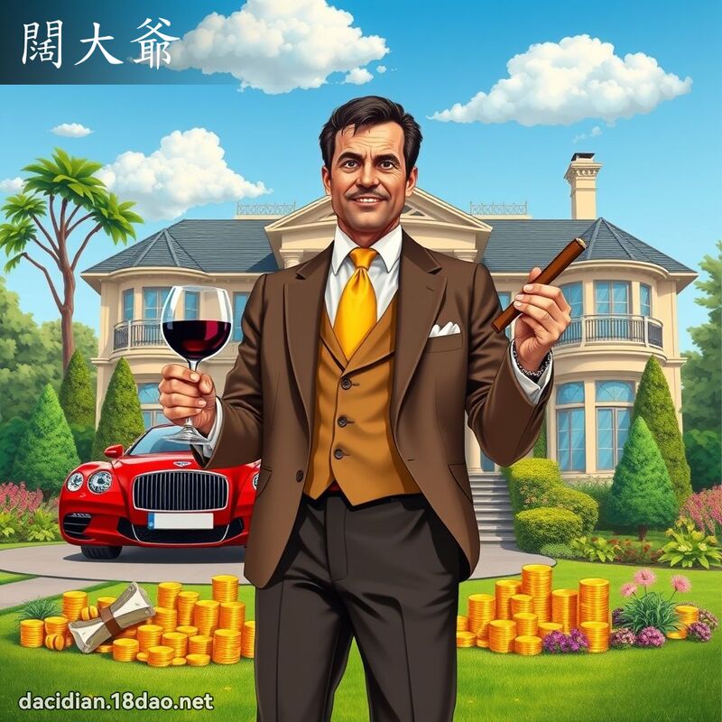 阔大爷 - 国语大辞典配图