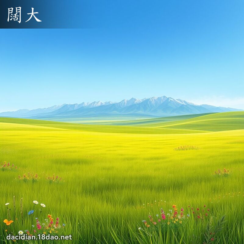 阔大 - 国语大辞典配图