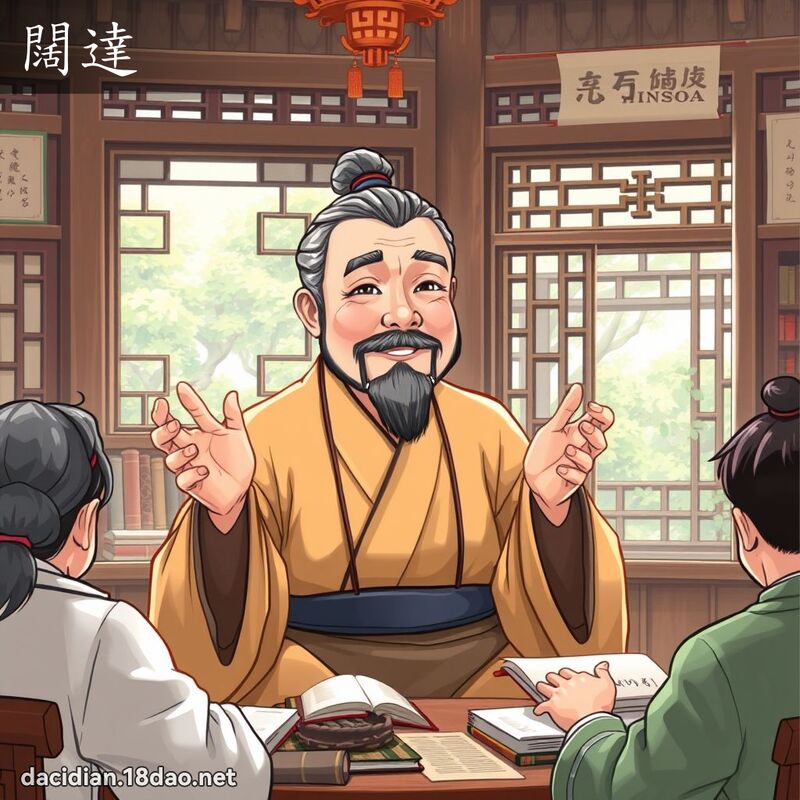 阔达 - 国语大辞典配图