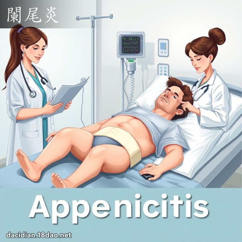 闌尾炎 - 國語大辭典配圖