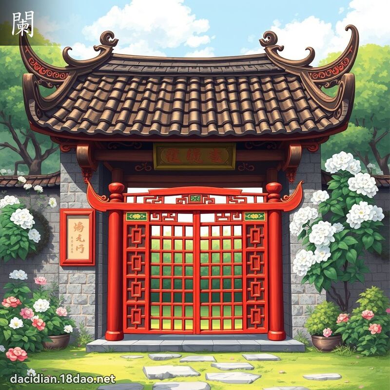 阑 - 国语大辞典配图