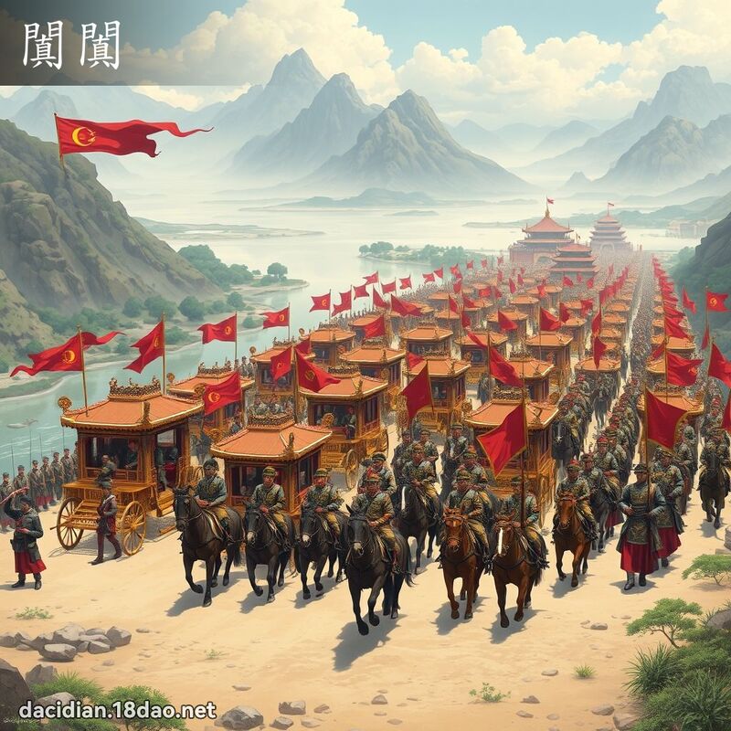 闐闐 - 國語大辭典配圖