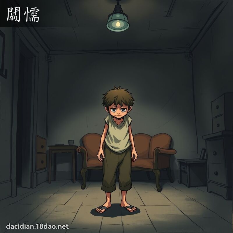 闒懦 - 国语大辞典配图