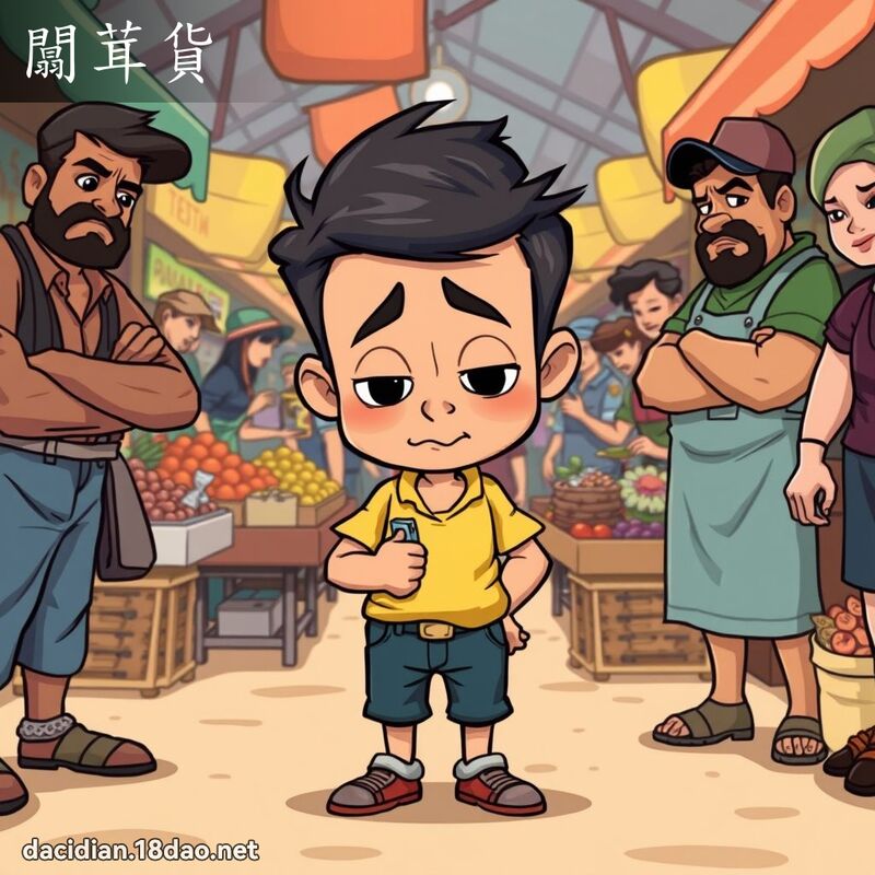 闒茸货 - 国语大辞典配图