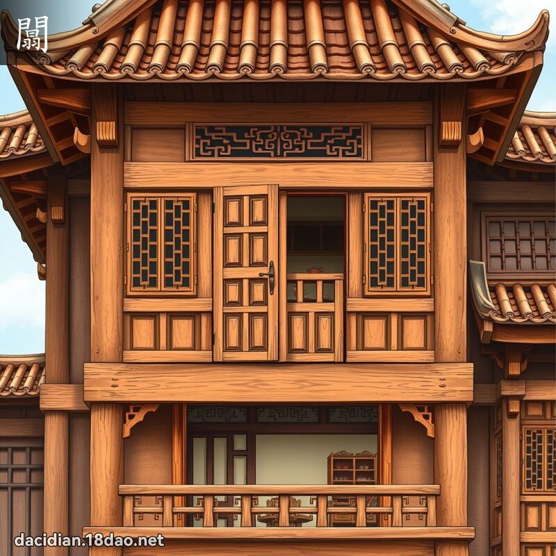 闒 - 国语大辞典配图