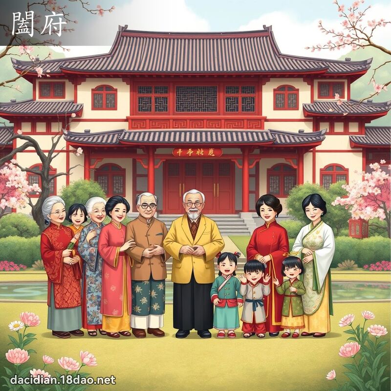 闔府 - 国语大辞典配图