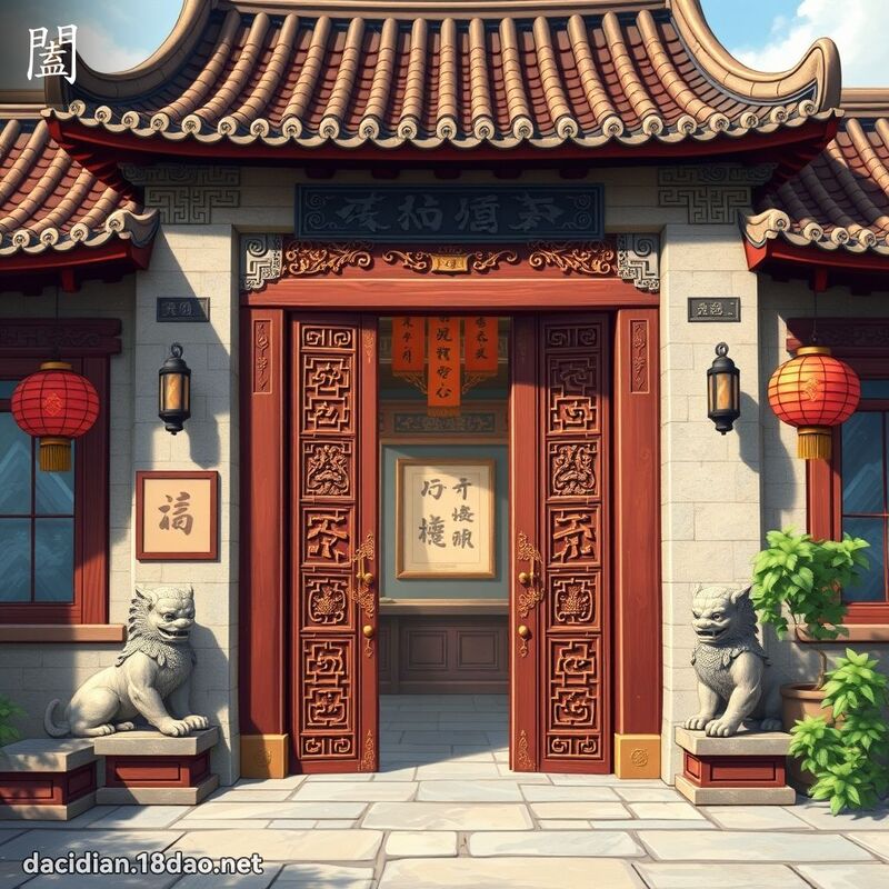 闔 - 國語大辭典配圖