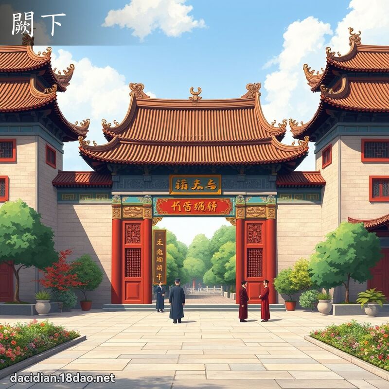 闕下 - 国语大辞典配图