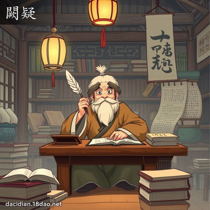 闕疑 - 國語大辭典配圖