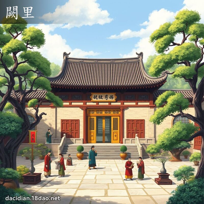 闕里 - 國語大辭典配圖