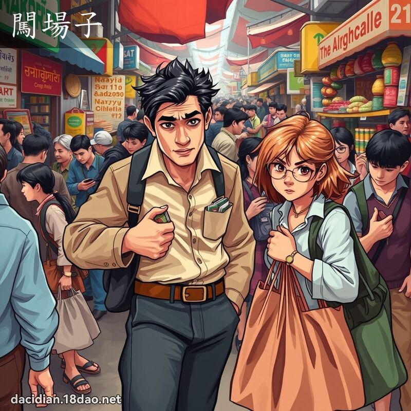 闖場子 - 國語大辭典配圖