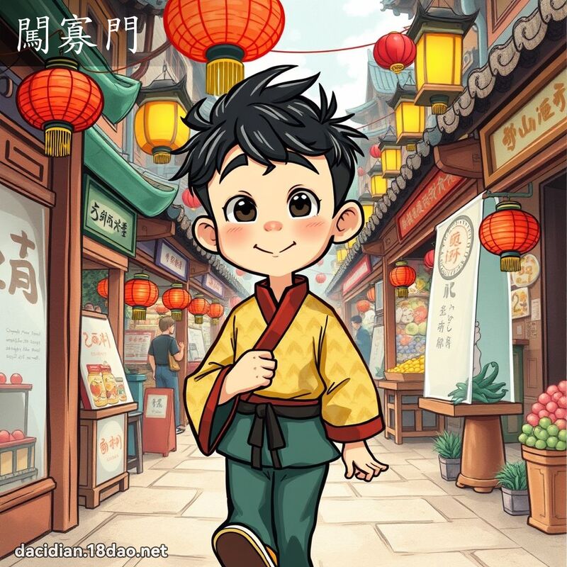 闯寡门 - 国语大辞典配图