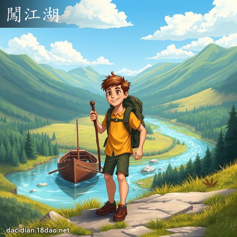 闖江湖 - 國語大辭典配圖