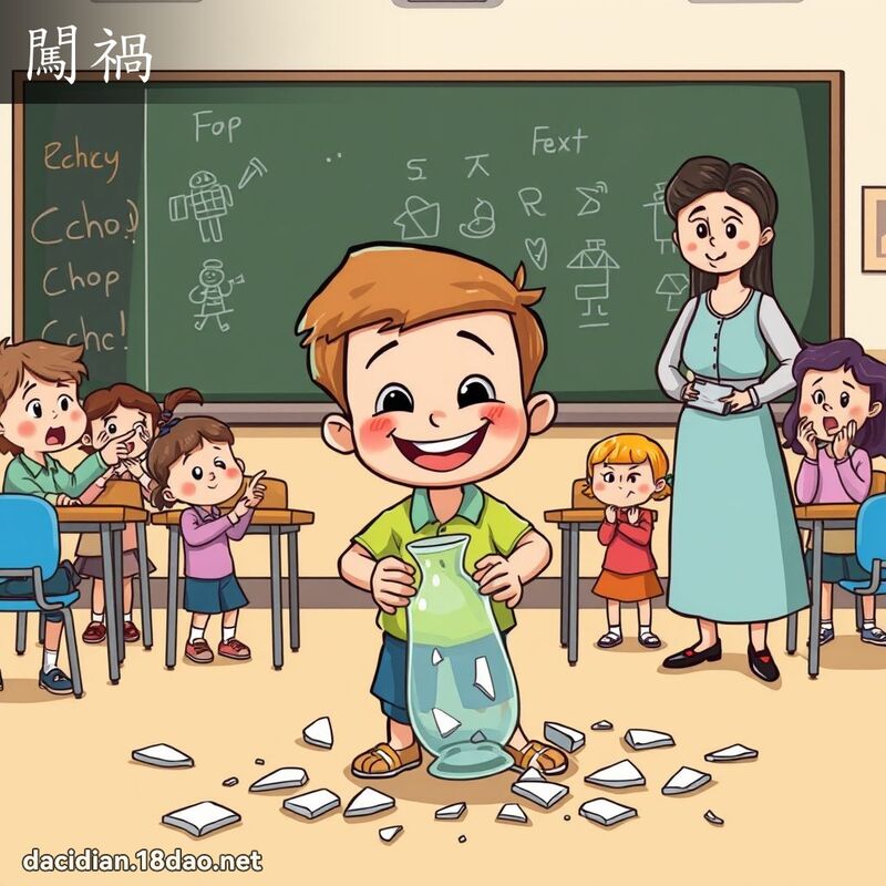 闯祸 - 国语大辞典配图