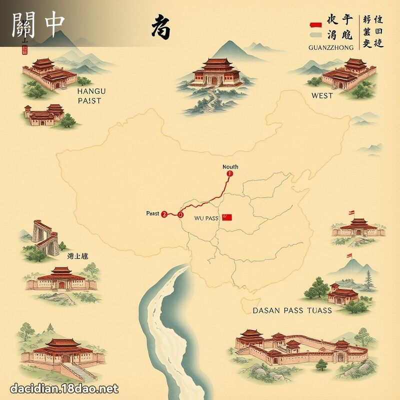 关中 - 国语大辞典配图
