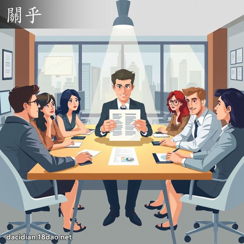 关乎 - 国语大辞典配图