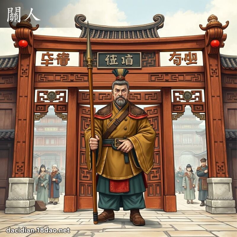 关人 - 国语大辞典配图