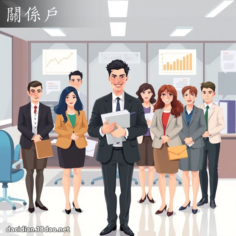 关係户 - 国语大辞典配图