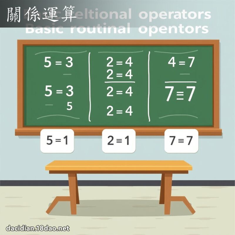 关係运算 - 国语大辞典配图