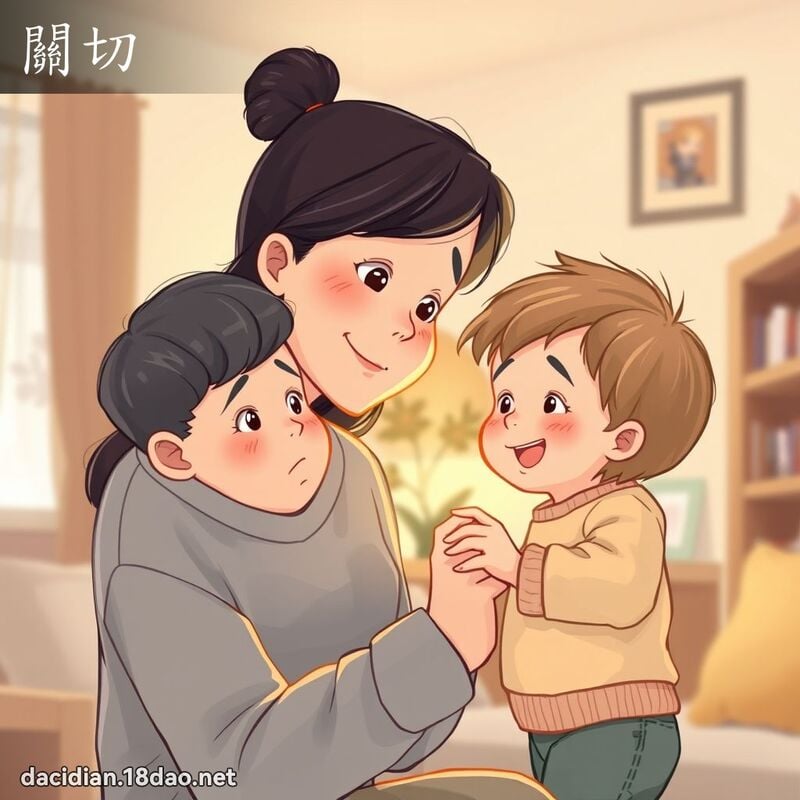 关切 - 国语大辞典配图