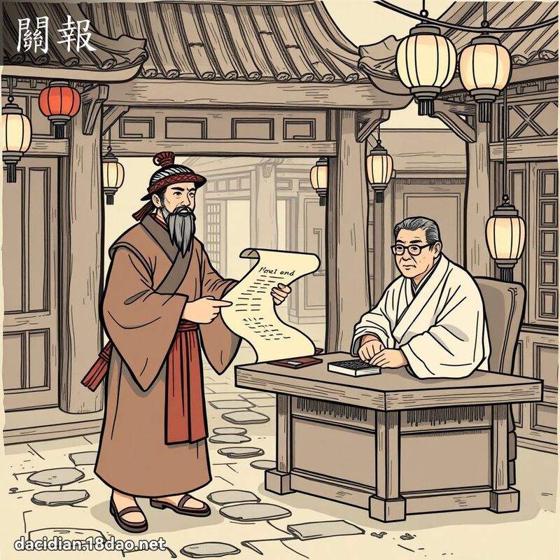 關報 - 國語大辭典配圖
