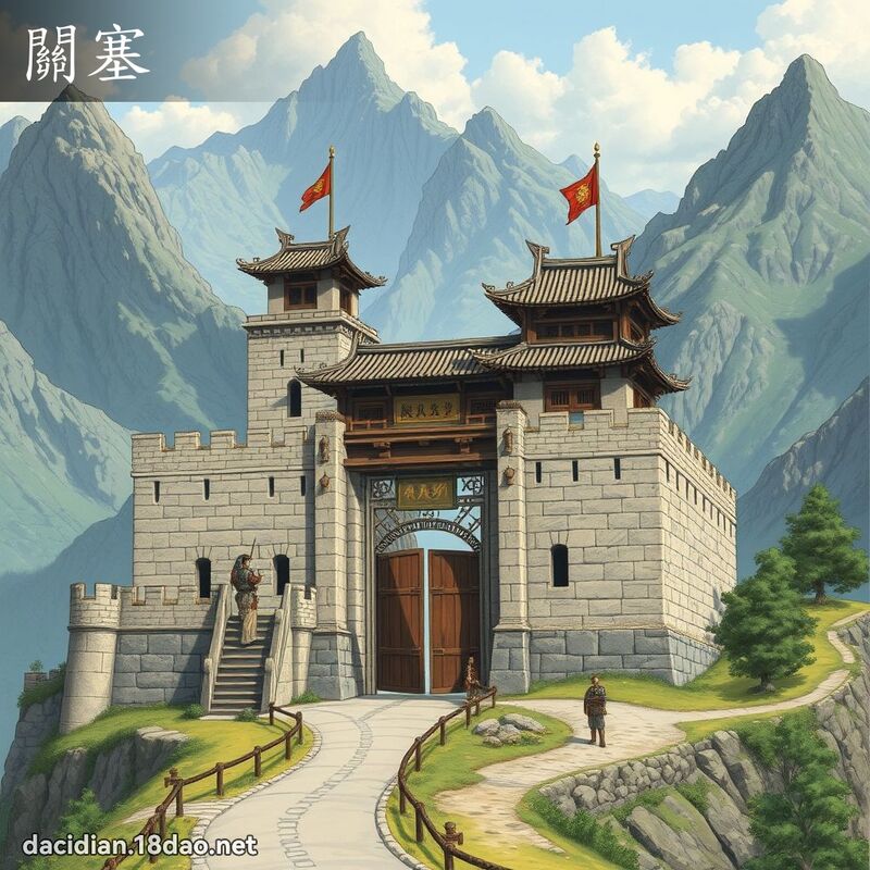 關塞 - 國語大辭典配圖