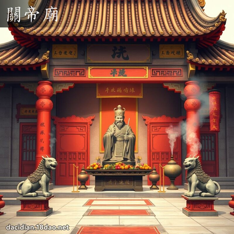 關帝廟 - 國語大辭典配圖