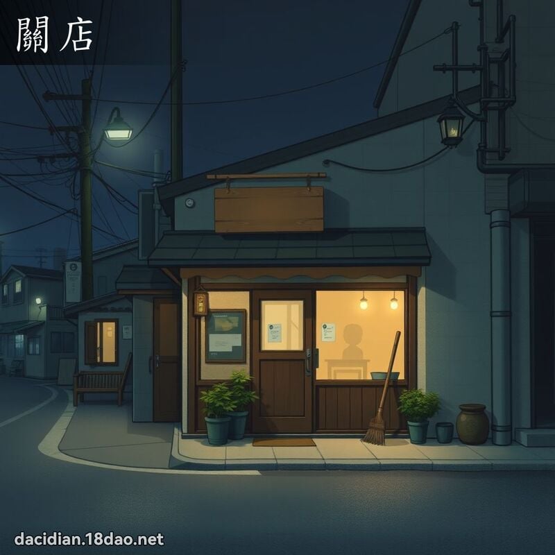 关店 - 国语大辞典配图